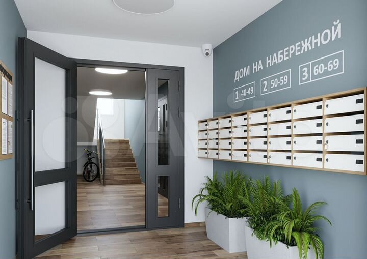 2-к. квартира, 55,8 м², 2/3 эт.