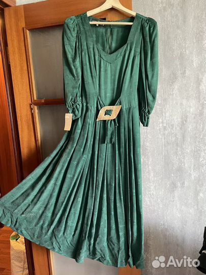 Платье новое Германия, 100% купро, р 46