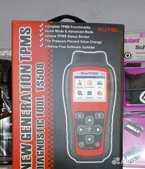 Мультимарочный сканер системы tpms Autel TS508