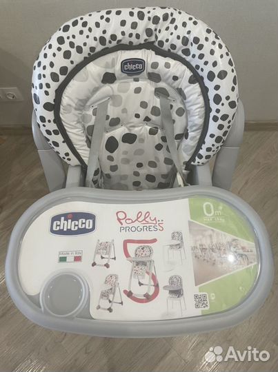 Стульчик для кормления chicco polly progress 5