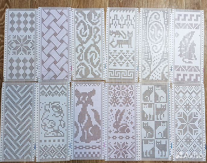 Перфокарты для вязальных машин