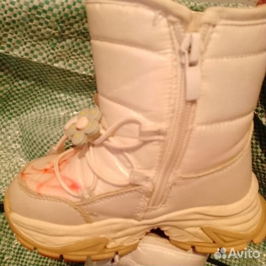 Сапожки зимние для девочки 25
