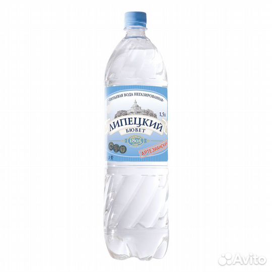 Минеральная вода Липецкий Бювет негаз 1,5л