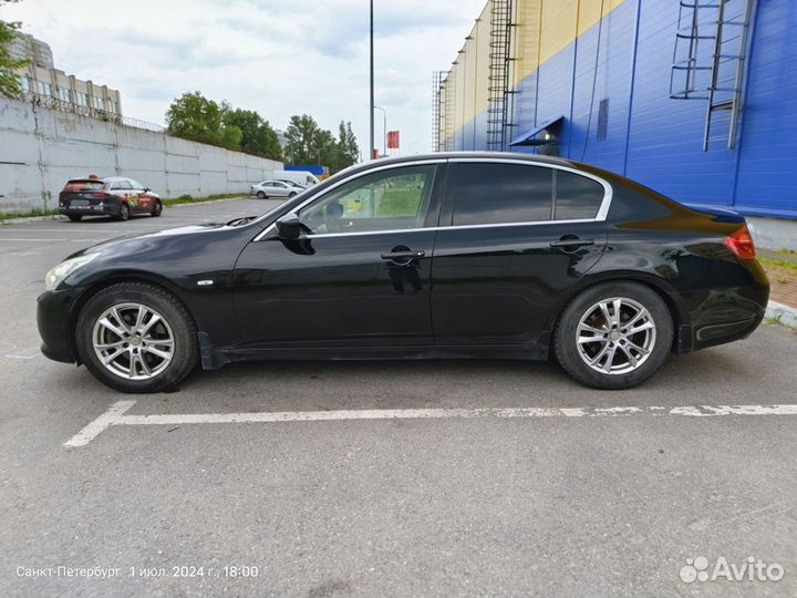 Infiniti G25 2.5 AT, 2010, 237 000 км