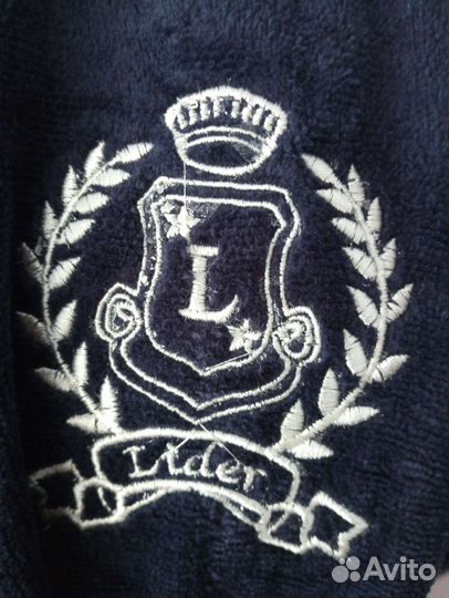 Халат мужской новый, с капюшоном