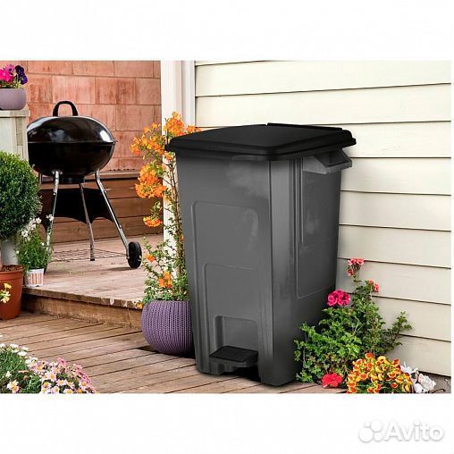 Бак для мусора Spin&Clean Freestyle, с педалью, на