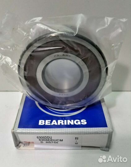 Подшипник 180305 / 6305 2RS 25х62х17