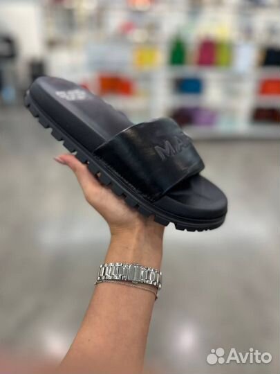 Кожаные слайды Marc Jacobs оригинал