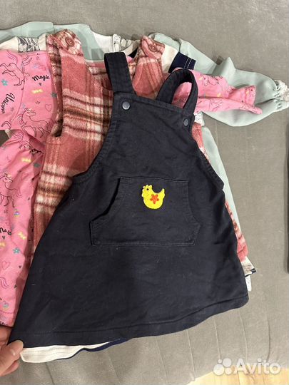 Одежда для девочки пакетом размер 80-86