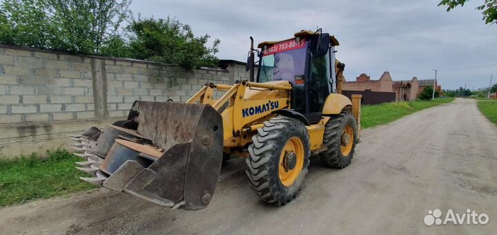 Экскаватор-погрузчик Komatsu WB93S, 2007