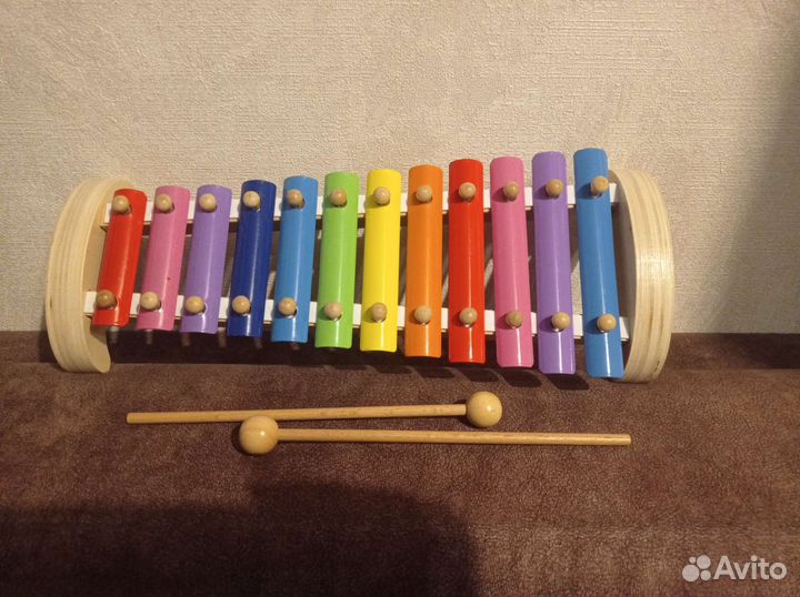 Деревянный ксилофон детский