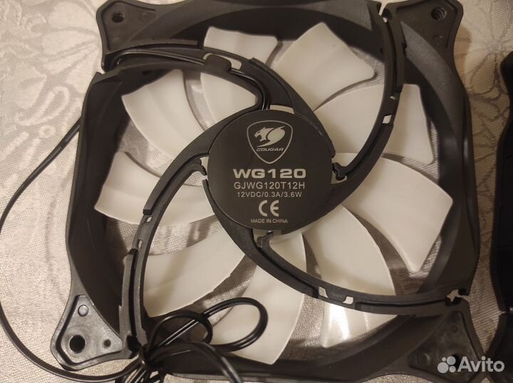 Новые вентиляторы (кулеры) 5шт, Rgb подсветка