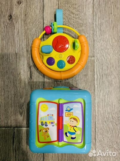 Руль и музыкальный кубик