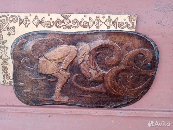 Картина медная чеканка