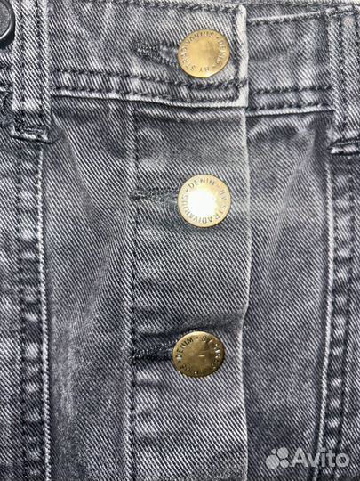 Джинсовая юбка stradivarius