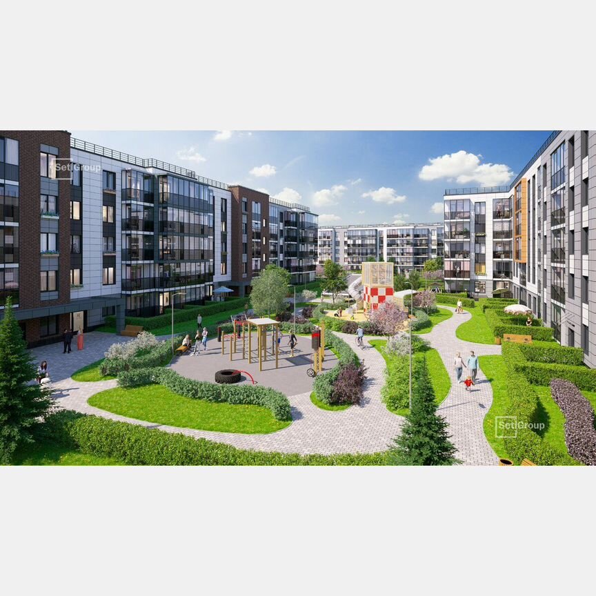 1-к. квартира, 31,8 м², 1/5 эт.