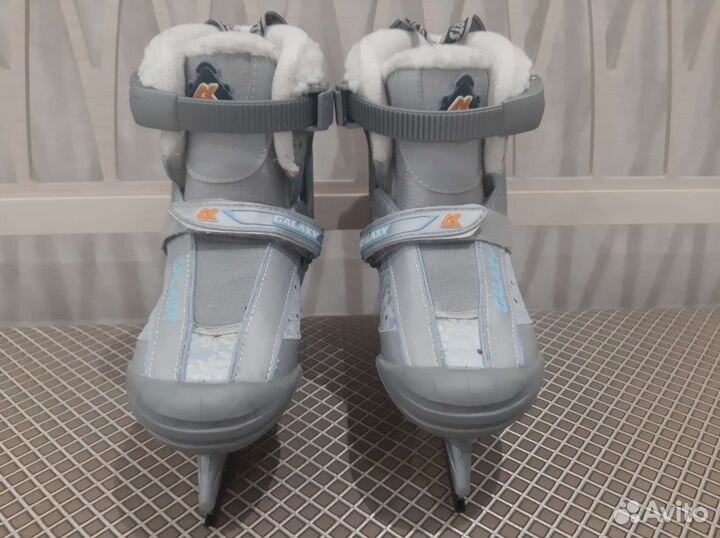 Коньки раздвижные. Размер 32-35