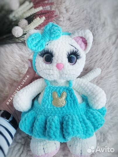 Мягкие игрушки Котенок ручной работы