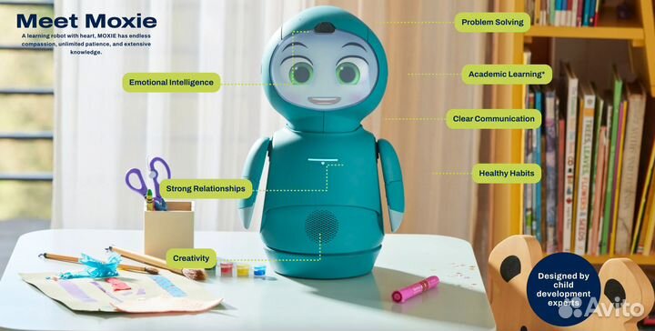 Робот Moxie Embodied Chat GPT AI (English)