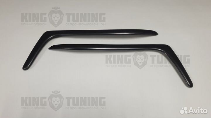 Реснички на фары Audi 80 B4 (абс пластик)