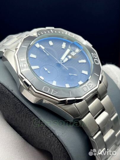 Наручные мужские часы Tag Heuer Aquaracer серый