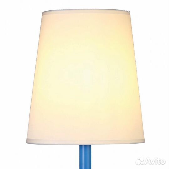 Светильник настольный металлический и текстильный