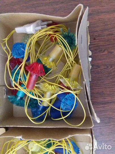 Елочная гирлянда советская