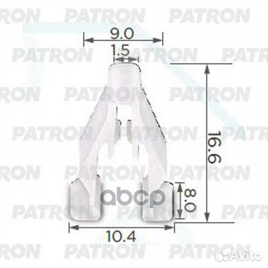 Клипса пластмассовая honda применяемость: защел