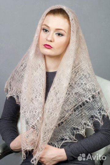 Платок пуховый паутинка новый