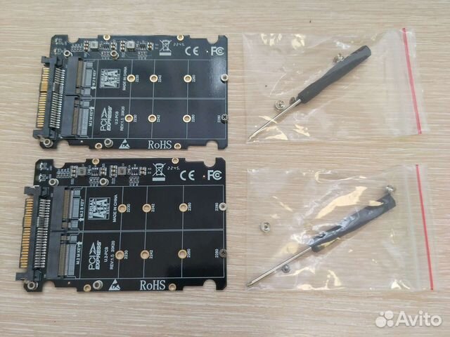 Переходник M.2 SSD на U.2 2,5