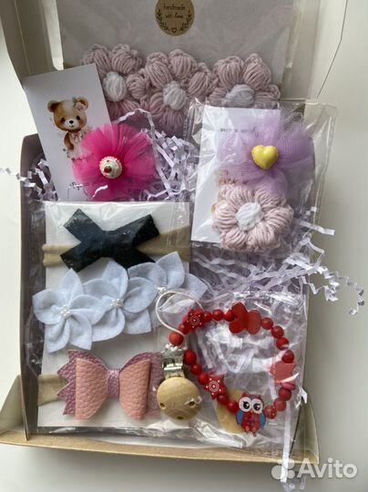 Подарочный бокс (заколки,повязки на голову)