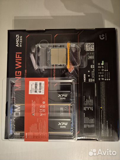 Комплект Ryzen 7 7700/B650M Gigabyte Gaming WiFi