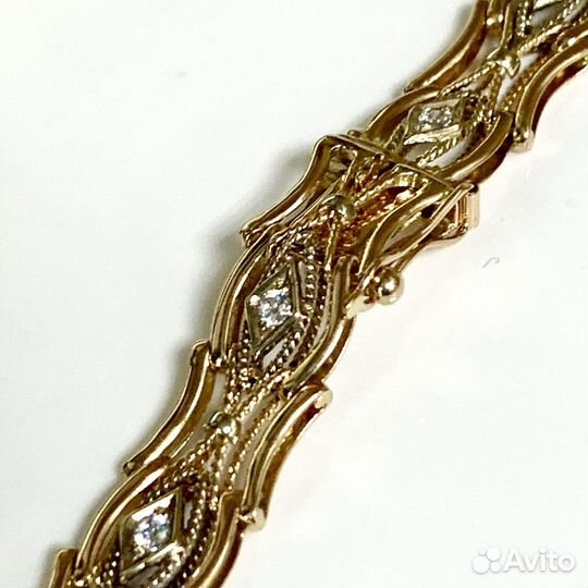 Золотой браслет для часов