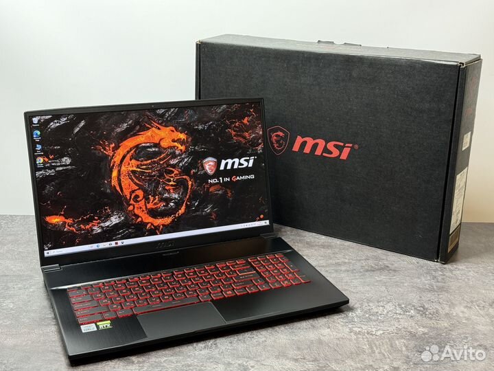 Игровой Msi Katana 17.3'' i7-10750H RTX 3050Ti 16G