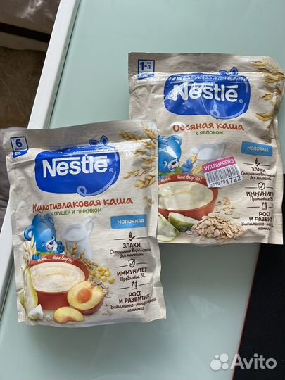 Молочные каши Нестле