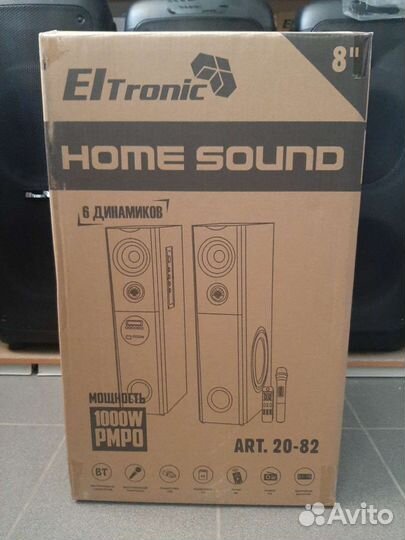 Акустическая система eltronic 20-82 опт, розница