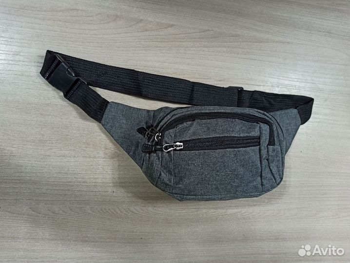 Сумка поясная 2022# серый