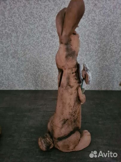 Авторские композиции животных из глины