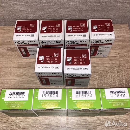 Тест полоски Акку-Чек Перформа