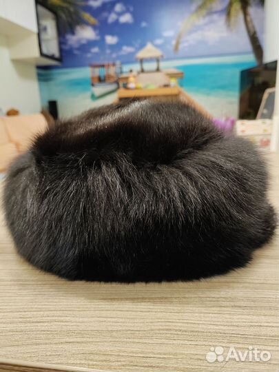 Шапка женская мех лисички