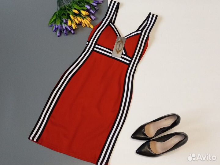 Платье женское вечернее 42 44 красное