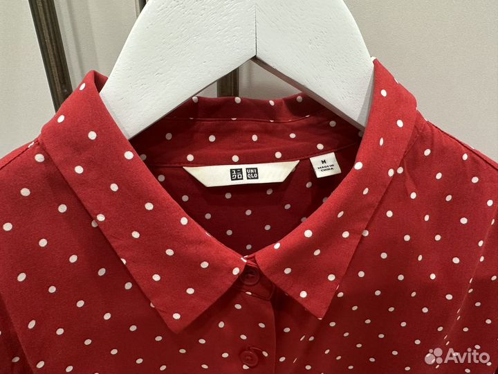 Рубашка женская uniqlo m 44 46