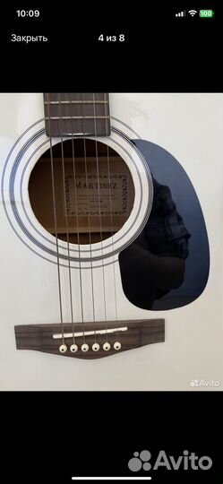 Акустическая гитара Martinez FAW-702 WH