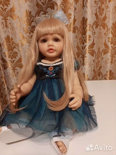 Кукла реборн силиконовая девочка