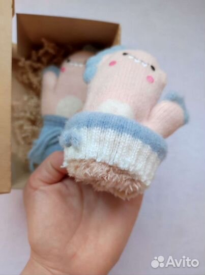 Рукавички от 0 до 1,5 лет, динозаврики