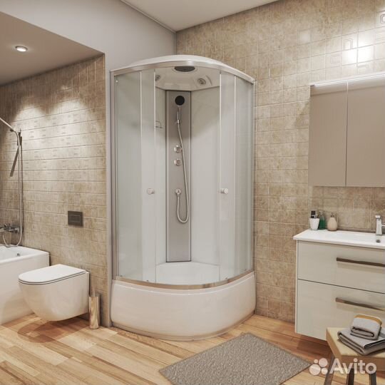 Душевая кабина Niagara Eco E100/40/MT (100х100х215)