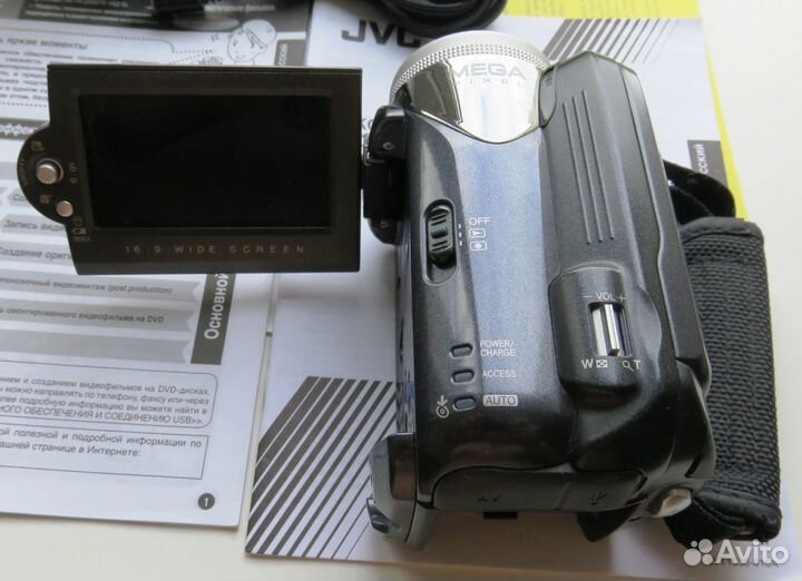 Видеокамера JVC everio HDD, 32x оптика