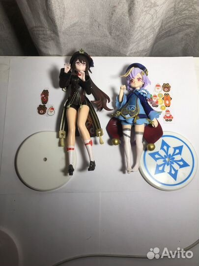 Фигурка Геншин (Genshin Impact) Ци Ци и Ху Тао