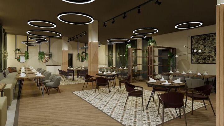 Общепит, 1800 м²