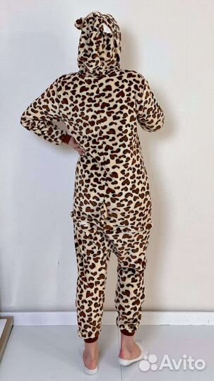 Кигуруми пижама леопард